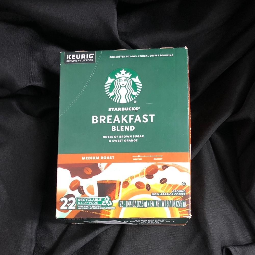Starbucks Breakfast Blend Medium Roast Coffee Pods 22ct